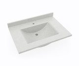 Swanstone Contour 22 x 31 Single Bowl Vanity Top in Birch - CV02231.226
