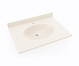 Swanstone CH02231.011 Chesapeake 22 x 31 Single Bowl Vanity Top in Tahiti White