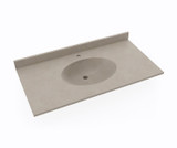 Swanstone Chesapeake 22 x 43 Single Bowl Vanity Top in Limestone - CH02243.218
