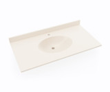 Swanstone Chesapeake 22 x 43 Single Bowl Vanity Top in Tahiti White - CH02243.011