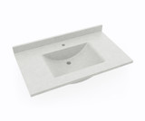 Swanstone Contour 22 x 37 Single Bowl Vanity Top in Birch - CV02237.226