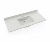 Swanstone Contour 49" W x 22" D Single Bowl Vanity Sink with Countertop in Birch - CV02249.226