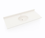 Swanstone Ellipse 22 x 55 Single Bowl Vanity Top in Bisque - VC02255.018