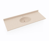 Swanstone CH02261.040 Chesapeake 22 x 61 Single Bowl Vanity Top in Bermuda Sand