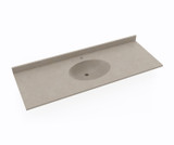 Swanstone Chesapeake 22 x 61 Single Bowl Vanity Top in Limestone - CH02261.218