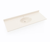 Swanstone Chesapeake 22 x 61 Single Bowl Vanity Top in Tahiti White - CH02261.011