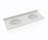 Swanstone Chesapeake 22 x 73 Double Bowl Vanity Top in Birch - CH022732B.226