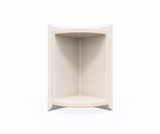 Swanstone SS07211.011 Corner Soap Dish in Tahiti White