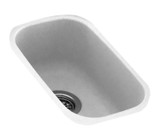 Swanstone 11 x 17 Undermount Single Bowl Sink in White - US01711SB.010