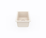 Swanstone 11 x 17 Undermount Single Bowl Sink in Tahiti White - US01711SB.011