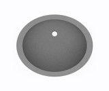 Swanstone UL01613.203 13 x 16 Undermount Single Bowl Sink in Ash Gray