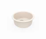 Swanstone 18 1/2" Undermount Or Drop-In Round Bowl Sink in Tahiti White - KS00018RB.011