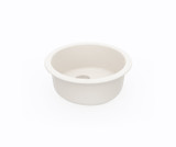 Swanstone 18 1/2" Undermount Or Drop-In Round Bowl Sink in Bisque - KS00018RB.018
