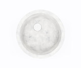Swanstone KS00018RB.130 18 1/2" Undermount Or Drop-In Round Bowl Sink in Ice