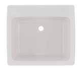 Swanstone SSUS1000.018 22 x 25  Undermount Or Drop-In Large Bowl Utility Sink in Bisque