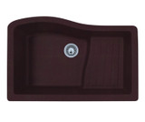 Swanstone 22 x 33 Granite Undermount Ascend Bowl Sink in Espresso - QU03322AD.170