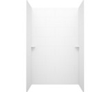 Swanstone TSMK963662.010 36 x 62 x 96  Traditional Subway Tile Glue up Shower Wall Kit in White