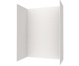 Swanstone 42 x 62 x 84 Traditional Subway Tile Glue up Shower Wall Kit in Bisque - TSMK844262.018