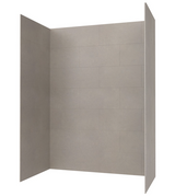 Swanstone TSMK844262.212 42 x 62 x 84  Traditional Subway Tile Glue up Shower Wall Kit in Clay