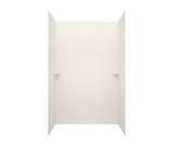Swanstone MSMK843462.011 34 x 62 x 84  Modern Subway Tile Glue up Shower Wall Kit in Tahiti White