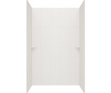 Swanstone SQMK963662.226 36 x 62 x 96  Square Tile Glue up Shower Wall Kit in Birch