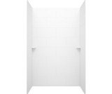 Swanstone TSMK963262.010 32 x 62 x 96  Traditional Subway Tile Glue up Shower Wall Kit in White