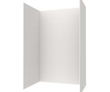 Swanstone 42" x 62" x 96 Traditional Subway Tile Glue up Shower Wall Kit in Tahiti White - TSMK964262.011