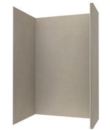 Swanstone 42 x 62 x 96 Traditional Subway Tile Glue up Shower Wall Kit in Limestone - TSMK964262.218