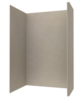 Swanstone 42" x 62" x 96 Traditional Subway Tile Glue up Shower Wall Kit in Limestone - TSMK964262.218