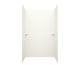 Swanstone 36 x 62 x 96 Modern Subway Tile Glue up Shower Wall Kit in Bisque - MSMK963662.018