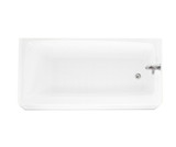 Swanstone  BT03060LD.010 30 x 60 Veritek Alcove Bathtub with Left Hand Drain in White