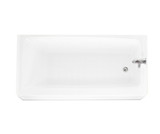 Swanstone BT03060LD.010 30 x 60 Veritek Alcove Bathtub with Left Hand Drain in White