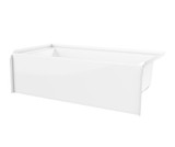 Swanstone 60 x 30 Solid Surface Bathtub with Left Hand Drain in White - VP6030CTMINL.010