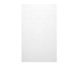 Swanstone 30 x 84 Modern Subway Tile Glue up Bathtub and Shower Single Wall Panel in White - MSMK8430.010