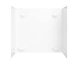 Swanstone TF57000.010 30 x 60 x 57 Veritek Smooth Glue up Tub Wall Kit in White