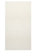 Swanstone TSMK7238.011 38 x 72 Traditional Subway Tile Glue up Bathtub and Shower Single Wall Panel in Tahiti White