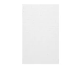 Swanstone 30" x 84" Modern Subway Tile Glue up Bathtub and Shower Single Wall Panel in Carrara - MSMK8430.221