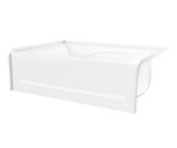 Swanstone  VP6042CTML.010 60 x 42 Solid Surface Bathtub with Right Hand Drain in White