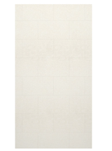 Swanstone 38" x 84" Traditional Subway Tile Glue up Bathtub and Shower Single Wall Panel in Tahiti White - TSMK8438.011