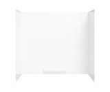 Swanstone  GN58000.010 30 x 60 x 58 Veritek Smooth Glue up Tub Wall Kit in White