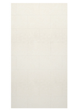 Swanstone 50 x 84 Traditional Subway Tile Glue up Bathtub and Shower Single Wall Panel in Tahiti White - TSMK8450.011