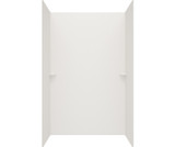 Swanstone 30 x 60 x 60 Smooth Glue up Tub Wall Kit in Birch - SS00603.226