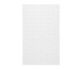 Swanstone 62 x 96 Modern Subway Tile Glue up Bathtub and Shower Single Wall Panel in Carrara - MSMK9662.221