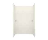 Swanstone 34 x 60 x 60 Smooth Glue up Tub Wall Kit in Tahiti White - SI00603.011