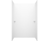 Swanstone 36 x 48 x 72 Smooth Glue up Tub Wall Kit in White - SK364872.010