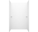 Swanstone 36 x 62 x 72 Traditional Subway Tile Glue up Tub Wall Kit in White - TSMK723662.010