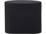 Top Knobs TK73BLK BLK Sanctuary Small Oval Slot Cabinet Knob 3/4" (c-c) - Flat Black