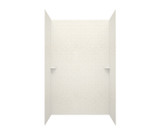 Swanstone  STMK723662.011 36 x 62 x 72  Classic Subway Tile Glue up Tub Wall Kit in Tahiti White