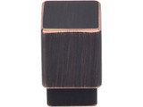 Top Knobs Sanctuary Tapered 3/4" Length Square Knob, Tuscan Bronze - TK31TB