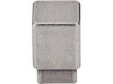 Top Knobs Sanctuary Tapered 3/4" Length Square Knob, Antique Pewter - TK31PTA
